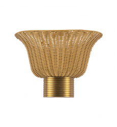 WV667014BG-Rancho 14-in Brushed Gold Socket Wall/Vanity Light WV667014BG-Rancho 14-in Brushed Gold Socket Wall/Vanity Light