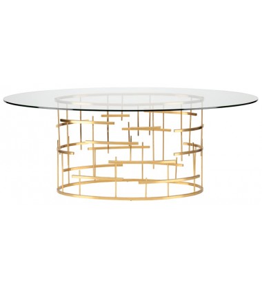  Oval Tiffany Dining Table (HGSX220)