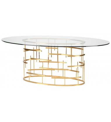  Oval Tiffany Dining Table (HGSX220)