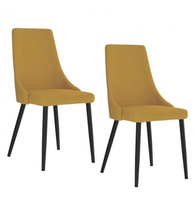  Venice-Side Chair-Mustard (202-536MUS) Side Chair - Worldwide HomeFurnishings