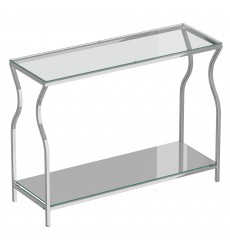 Willo-Console Table-Silver (502-523CH) - Worldwide HomeFurnishings