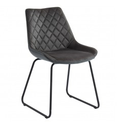  Calvin-Side Chair-Vintage Charcoal (202-112CH) Side Chair - Worldwide HomeFurnishings