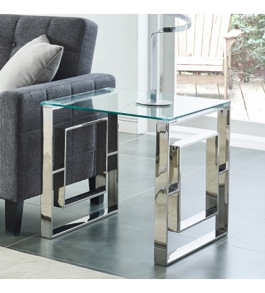  Eros-Accent Table-Silver (501-482CH) - Worldwide HomeFurnishings