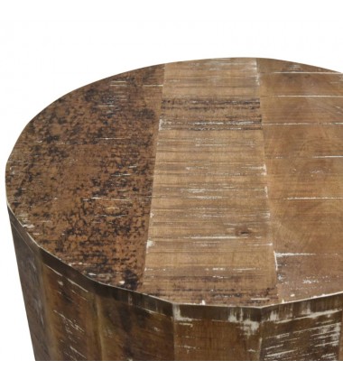  Eva-Accent Table-Distressed Natural (501-126NT) - Worldwide HomeFurnishings
