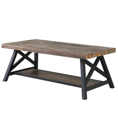  Langport-Coffee Table-Rustic Oak (301-332RK) - Worldwide HomeFurnishings