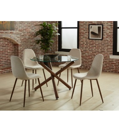  Lyna-Side Chair-Beige (202-250BG) Side Chair - Worldwide HomeFurnishings