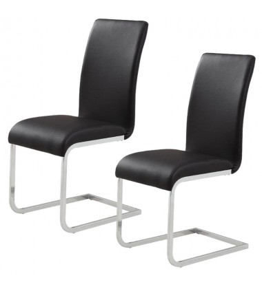  Maxim-Side Chair-Black (202-489BK) Side Chair - Worldwide HomeFurnishings