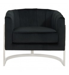  Tarra-Accent Chair-Black (403-239BK) - Worldwide HomeFurnishings