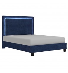  Worldwide -LUMINA-60'' PLATFORM BED-BLUE - (101-088Q-BL)