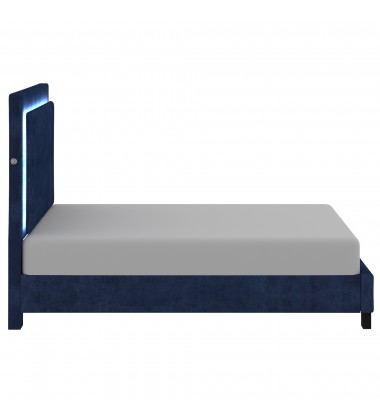  Worldwide -LUMINA-60'' PLATFORM BED-BLUE - (101-088Q-BL)