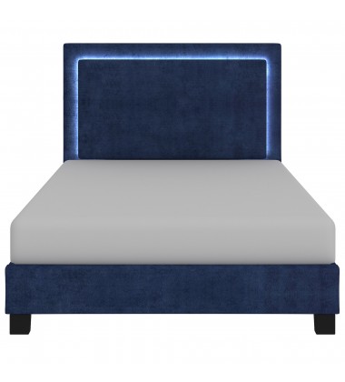  Worldwide -LUMINA-60'' PLATFORM BED-BLUE - (101-088Q-BL)