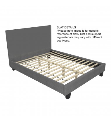  Worldwide -LUMINA-60'' PLATFORM BED-BLUE - (101-088Q-BL)