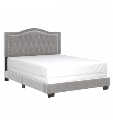 Worldwide -PIXIE-60'' BED-LIGHT GREY - (101-296Q-LGY) Worldwide -PIXIE-60'' BED-LIGHT GREY - (101-296Q-LGY)