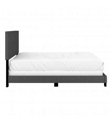 Worldwide -JEDD-60'' BED-CHARCOAL FABRIC - (101-297Q-CHL)  Worldwide -JEDD-60'' BED-CHARCOAL FABRIC - (101-297Q-CHL)
