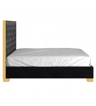  Worldwide -LUCILLE-78'' BED-BLACK/GOLD - (101-596K-BK_GL)