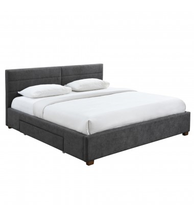  Worldwide -EMILIO-78'' BED-CHARCOAL - (101-633K-CH)