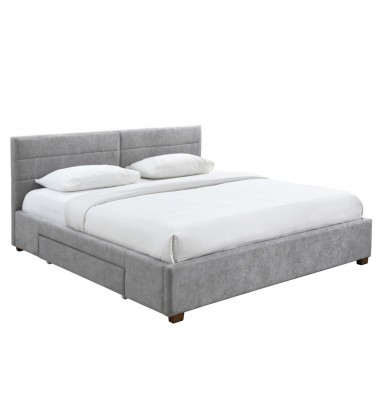  Worldwide -EMILIO-78'' BED-LIGHT GREY - (101-633K-LG)
