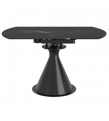  Worldwide -CALISTO-EXTENSION DINING TABLE-BLACK - (201-110BK)
