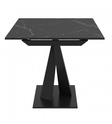  Worldwide -JULIUS-EXTENSION DINING TABLE-BLACK - (201-111BK)