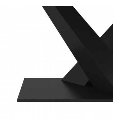  Worldwide -JULIUS-EXTENSION DINING TABLE-BLACK - (201-111BK)