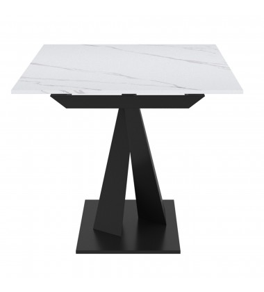Worldwide -JULIUS-EXTENSION DINING TABLE-WHITE - (201-111WT)  Worldwide -JULIUS-EXTENSION DINING TABLE-WHITE - (201-111WT)