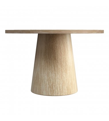  Worldwide -GODIVA-DINING TABLE-IVORY STONE - (201-142IV)