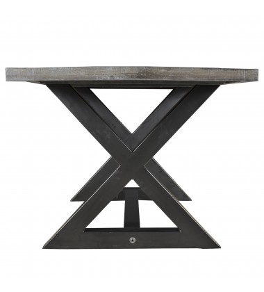  Worldwide -ZAX-DINING TABLE-DISTRESSED GREY - (201-147DG)