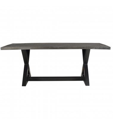  Worldwide -ZAX-DINING TABLE-DISTRESSED GREY - (201-147DG)