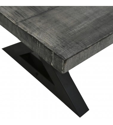 Worldwide -ZAX-DINING TABLE-DISTRESSED GREY - (201-147DG)
