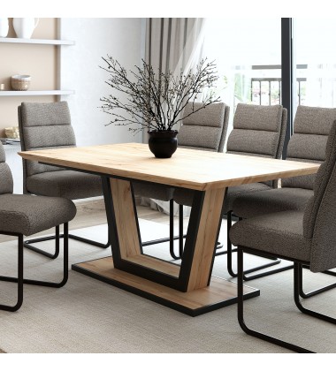  Worldwide -FORNA-EXTENSION DINING TABLE-NATURAL - (201-161NAT)