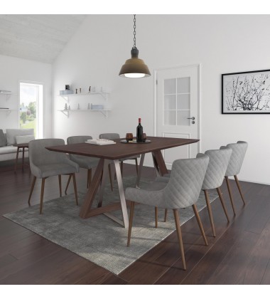  Worldwide -DRAKE-DINING TABLE-WALNUT - (201-219WAL)