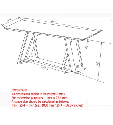  Worldwide -DRAKE-DINING TABLE-WALNUT - (201-219WAL)