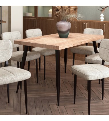 Worldwide -VESTA-DINING TABLE-NATURAL - (201-287NAT) Worldwide -VESTA-DINING TABLE-NATURAL - (201-287NAT)