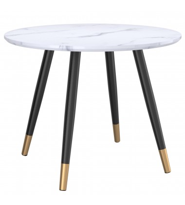 Worldwide -EMERY-ROUND DINING TABLE-WHITE - (201-294RND-WT)