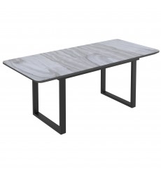  Worldwide -GAVIN-EXTENSION DINING TABLE-BLACK - (201-360BK)