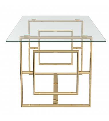  Worldwide -EROS-DINING TABLE-GOLD - (201-482GL)