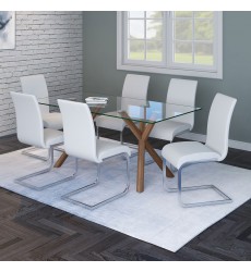  Worldwide -STARK-DINING TABLE-WALNUT - (201-535WAL)