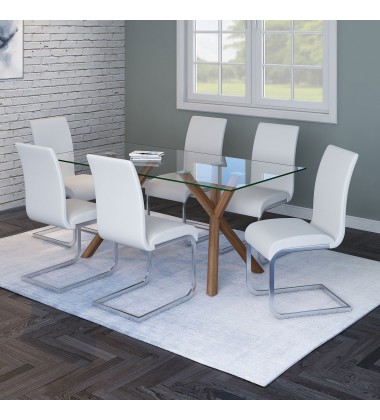 Worldwide -STARK-DINING TABLE-WALNUT - (201-535WAL) Worldwide -STARK-DINING TABLE-WALNUT - (201-535WAL)