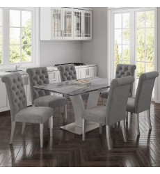  Worldwide -NAPOLI-DINING TABLE-GREY - (201-545GY)