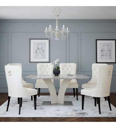  Worldwide -NAPOLI-DINING TABLE-GREY - (201-545GY)