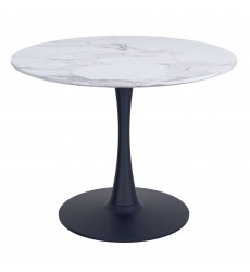  Worldwide -ZILO-DINING TABLE SMALL-BLACK - (201-671BK_S)