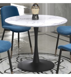  Worldwide -ZILO-DINING TABLE SMALL-BLACK - (201-671BK_S)