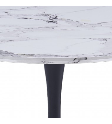  Worldwide -ZILO-DINING TABLE SMALL-BLACK - (201-671BK_S)