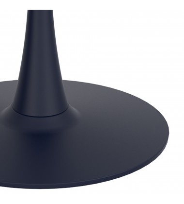  Worldwide -ZILO-DINING TABLE SMALL-BLACK - (201-671BK_S)