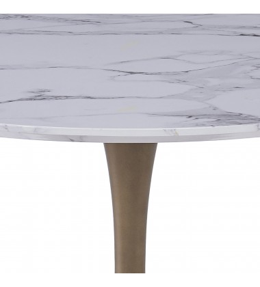  Worldwide -ZILO-DINING TABLE LARGE-AGED GOLD - (201-671GD_L)