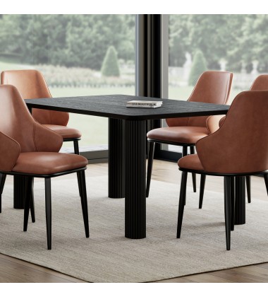  Worldwide-SMALL RECT. DINING TABLE-(201-751BLKSM)