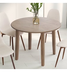  Worldwide-ROUND DINING TABLE-(201-863WAL)