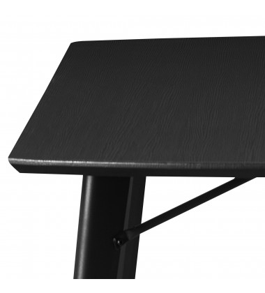  Worldwide -LEON-DINING TABLE-BLACK - (201-893BLK)