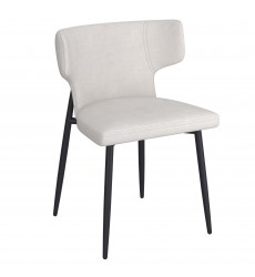  Worldwide -OLIS-SIDE CHAIR FABRIC-BEIGE - (202-085BEG)