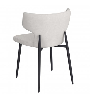  Worldwide -OLIS-SIDE CHAIR FABRIC-BEIGE - (202-085BEG)